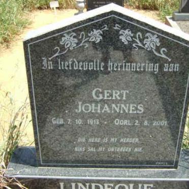 LINDEQUE Gert Johannes 1913-2001