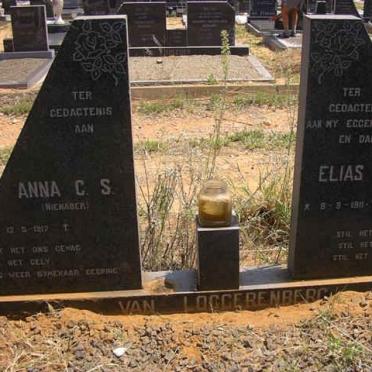 LOGGERENBERG Elias P., van 1911-1971 &amp;  Anna C.S. NIENABER 1917-
