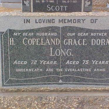 LONG H. Copeland &amp; Grace Dora