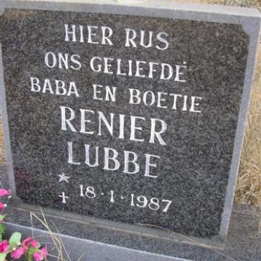 LUBBE Renier 1987-1987