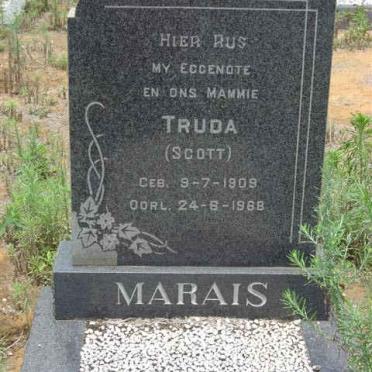 MARAIS Truda nee SCOTT 1909-1968