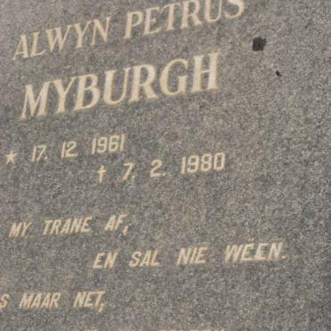 MYBURGH Alwyn Petrus 1961-1980