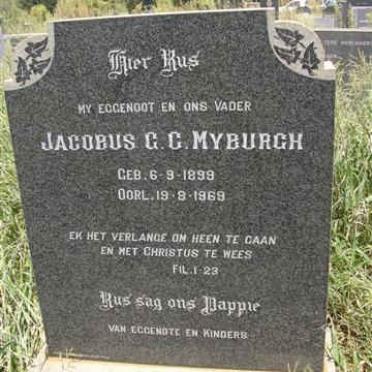 MYBURGH Jacobus G.C. 1899-1969