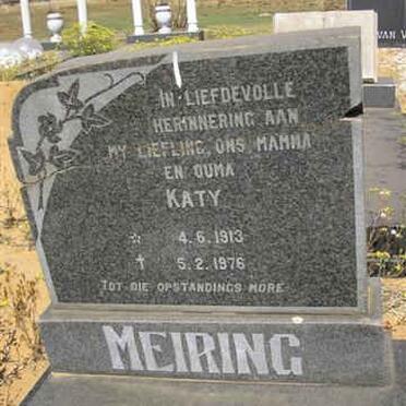 MEIRING Katy 1913-1976