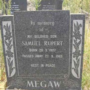 MEGAW Samuel Rupert 1927-1969