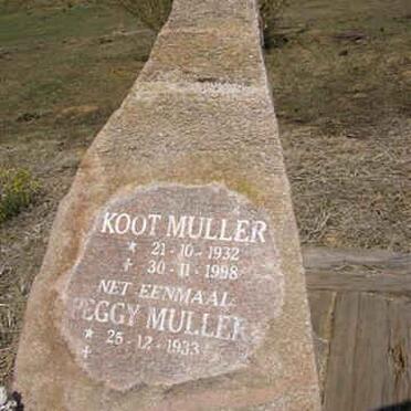 MULLER Koot 1932-1998 &amp; Peggy 1933-