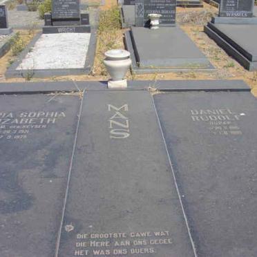 MANS Daniel Rudolf 1915-1980 &amp; Maria Sophia Elizabeth nee KYSER 1921-1979 