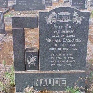 NAUDE Michael Casparus 1900-1955