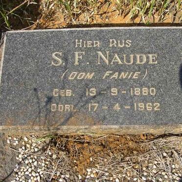 NAUDE S.F. 1880-1962