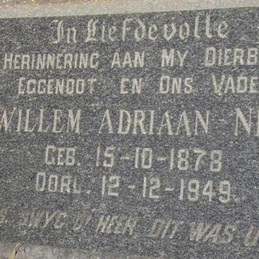 NEL Willem Adriaan 1878-1949
