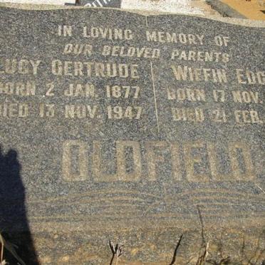 OLDFIELD Wiffen Edgar 1869-1950 &amp; Lucy Gertude 1877-1947