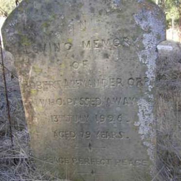 ORR Robert Alexander -1924