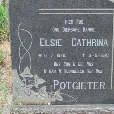POTGIETER Elsie Cathrina 1878-1967