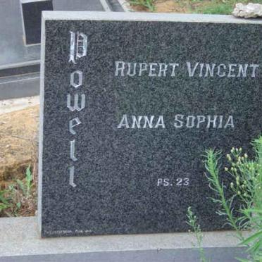 POWELL Rupert Vincent &amp; Anna Sophia