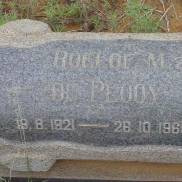 PLOOY Roelof M., du 1921-1968