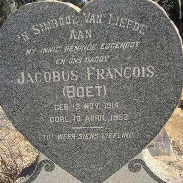 PIENAAR Jacobus Francois 1914-1953