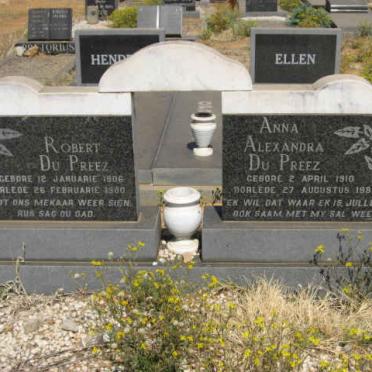 PREEZ Robert, du 1906-1980 &amp; Anna Alexandra 1910-1982