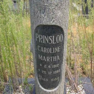 PRINSLOO Caroline Martha 1912-1983