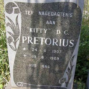 PRETORIUS D.C. 1907-1989