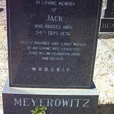 MEYEROWITZ Jack -1976