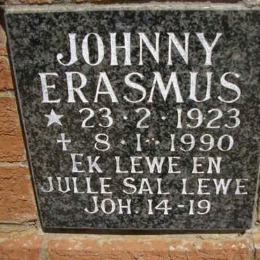 ERASMUS Johnny 1923-1990