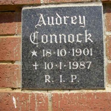 CONNOCK Audrey 1901-1987