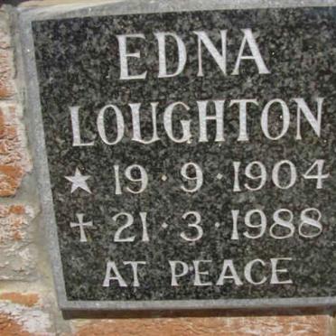 LOUGHTON Edna 1904-1988