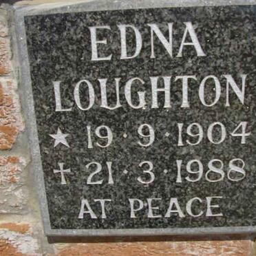 LOUGHTON Edna 1904-1988