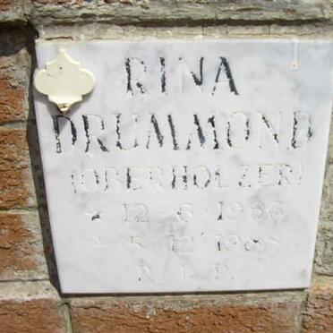 DRUMMOND Rina nee OBERHOLZER 1966-198?