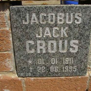 CROUS Jacobus 1911-1995