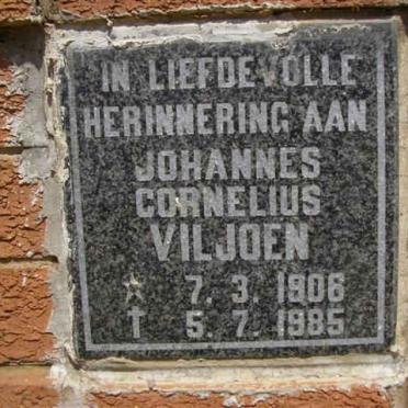 VILJOEN Johannes Cornelius 1906-1985