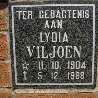 VILJOEN Lydia 1904-1988