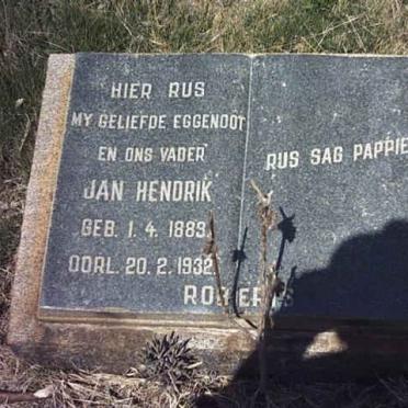 ROBERTS Jan Hendrik 1889-1932