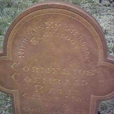 RALL Cornelius Coenraad 1856-1935