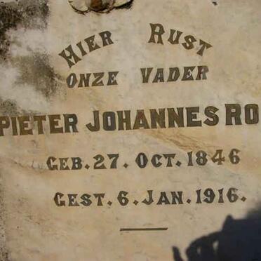 ROOS Pieter Johannes 1846-1916