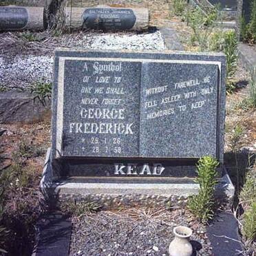 READ George Frederick 1926-1958