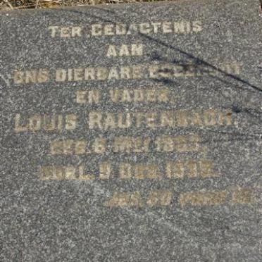 RAUTENBACH Louis 1863-1939