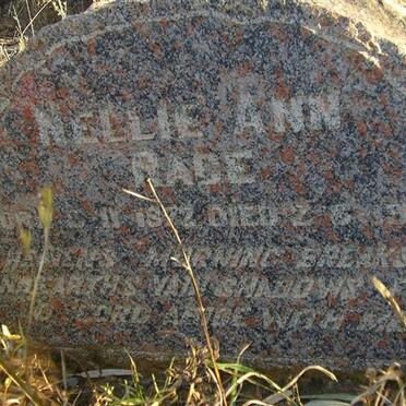 RADE Nellie Ann 1872-1945