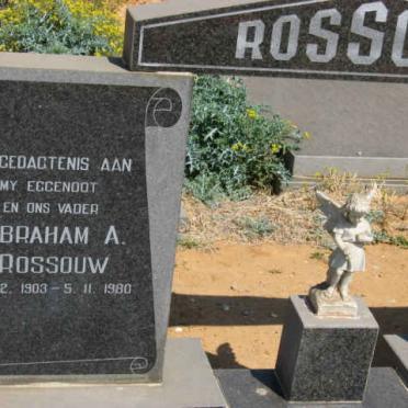 ROSSOUW Abraham A. 1903-1980 &amp; Anna Elizabeth 1908-1997