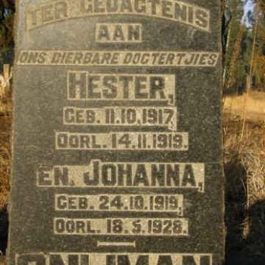 SNIJMAN Hester 1917-1919 :: SNIJMAN Johanna 1919-1928