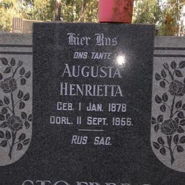 STOFBERG Augusta Henrietta 1878-1956