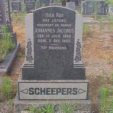 SCHEEPERS Johannes Jacobus 1898-1955