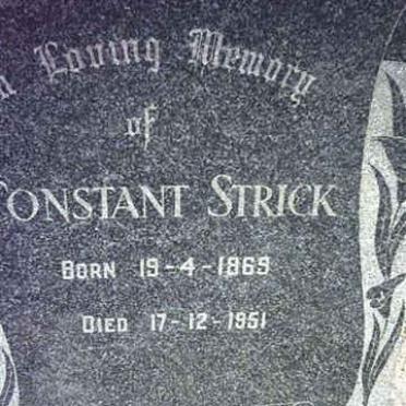 STRICK Constant 1869-1951