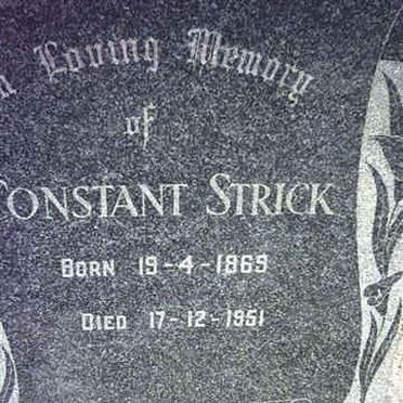 STRICK Constant 1869-1951