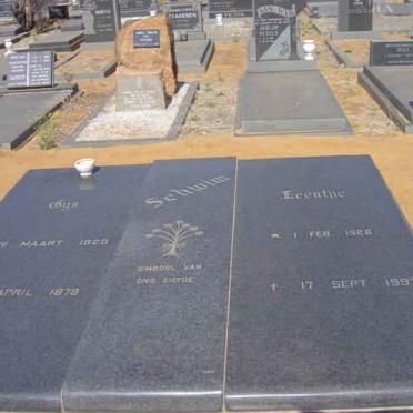 SCHWIN Gys 1920-1978 &amp; Leentjie 1926-1993
