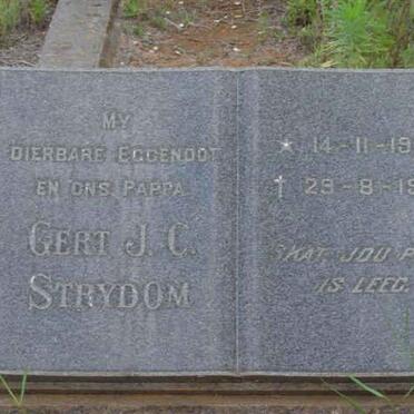 STRYDOM Gert J.C. 1930-1968