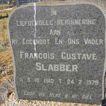 SLABBER Francois Gustave 1910-1975