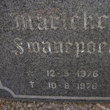 SWANEPOEL Marieke 1976-1976