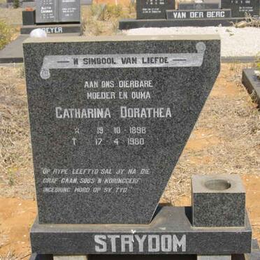 STRYDOM Catharina Dorathea 1898-1980