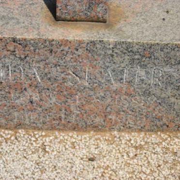 SLATER Ida 1885-1980